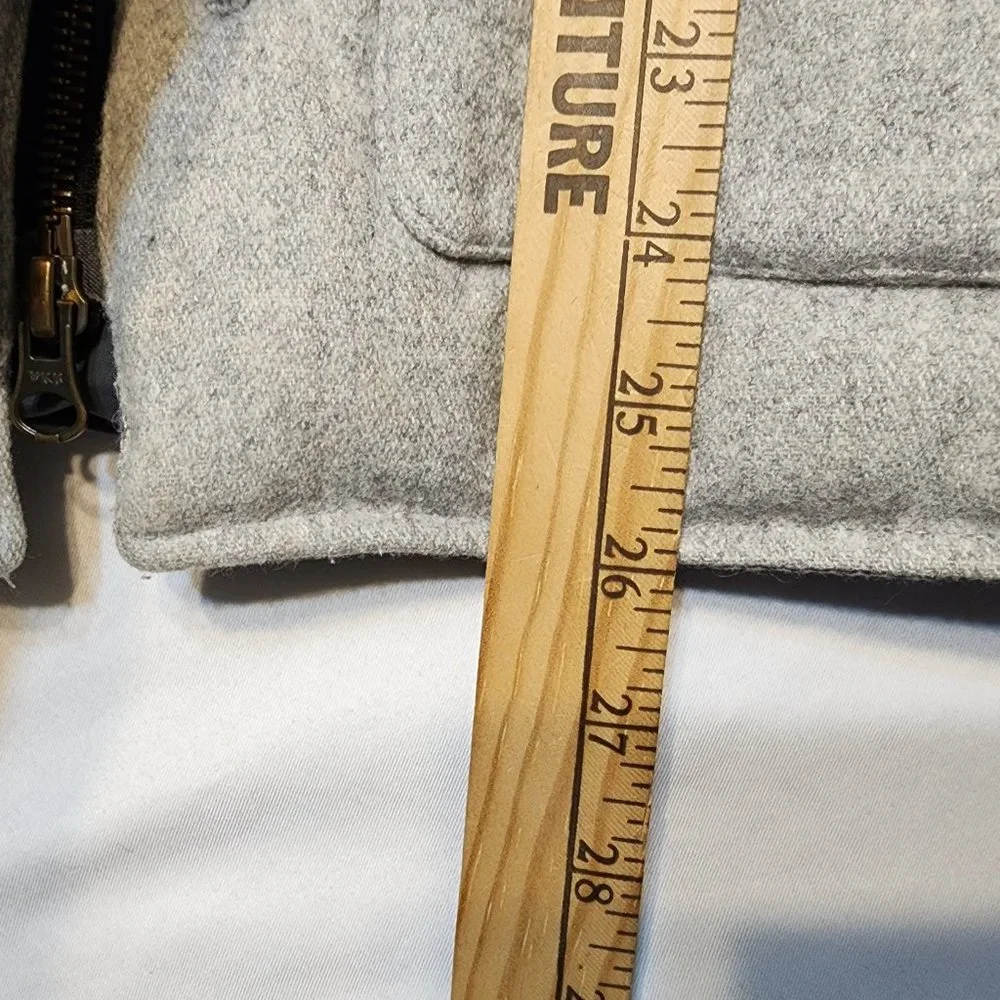 10 Deep Men's Puffer Vest Jacket, Grey, Size L,Wool Blend, Outdoor, Casual. - Picture 16 of 16